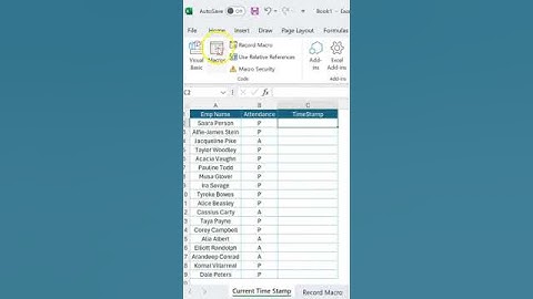 Awesome Macro Trick: Get Current Timestamp Instantly!