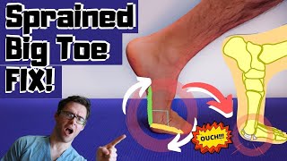 BEST Sprained Big Toe Joint Treatment [Turf Toe Treatment & Exercises] screenshot 1