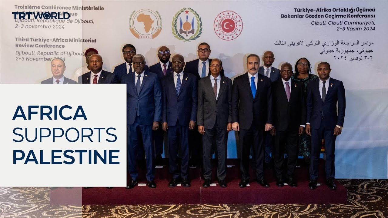14 African nations support for Palestinians at Djibouti Summit - YouTube