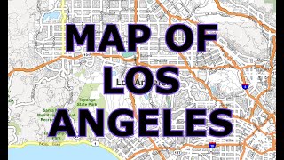 MAP OF LOS ANGELES [ CALIFORNIA ]