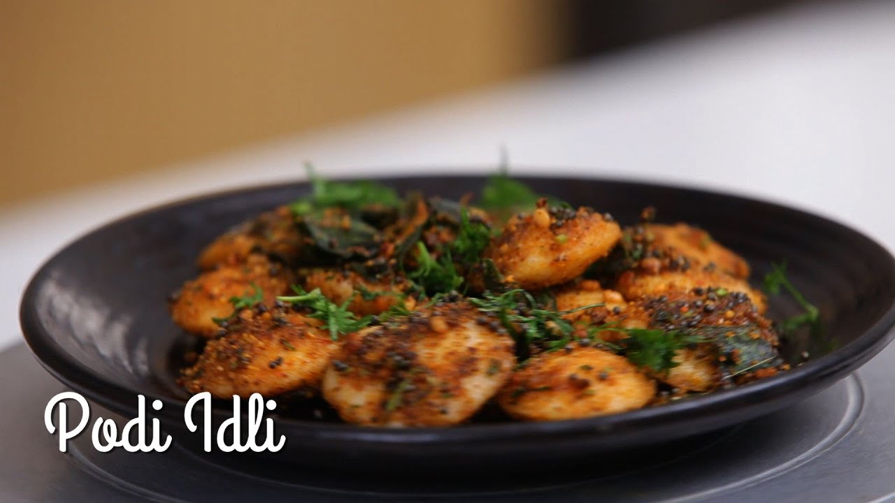 Podi Idli Recipe - How To Make Mini Masala Idli By Preetha - Breakfast Recipe | India Food Network