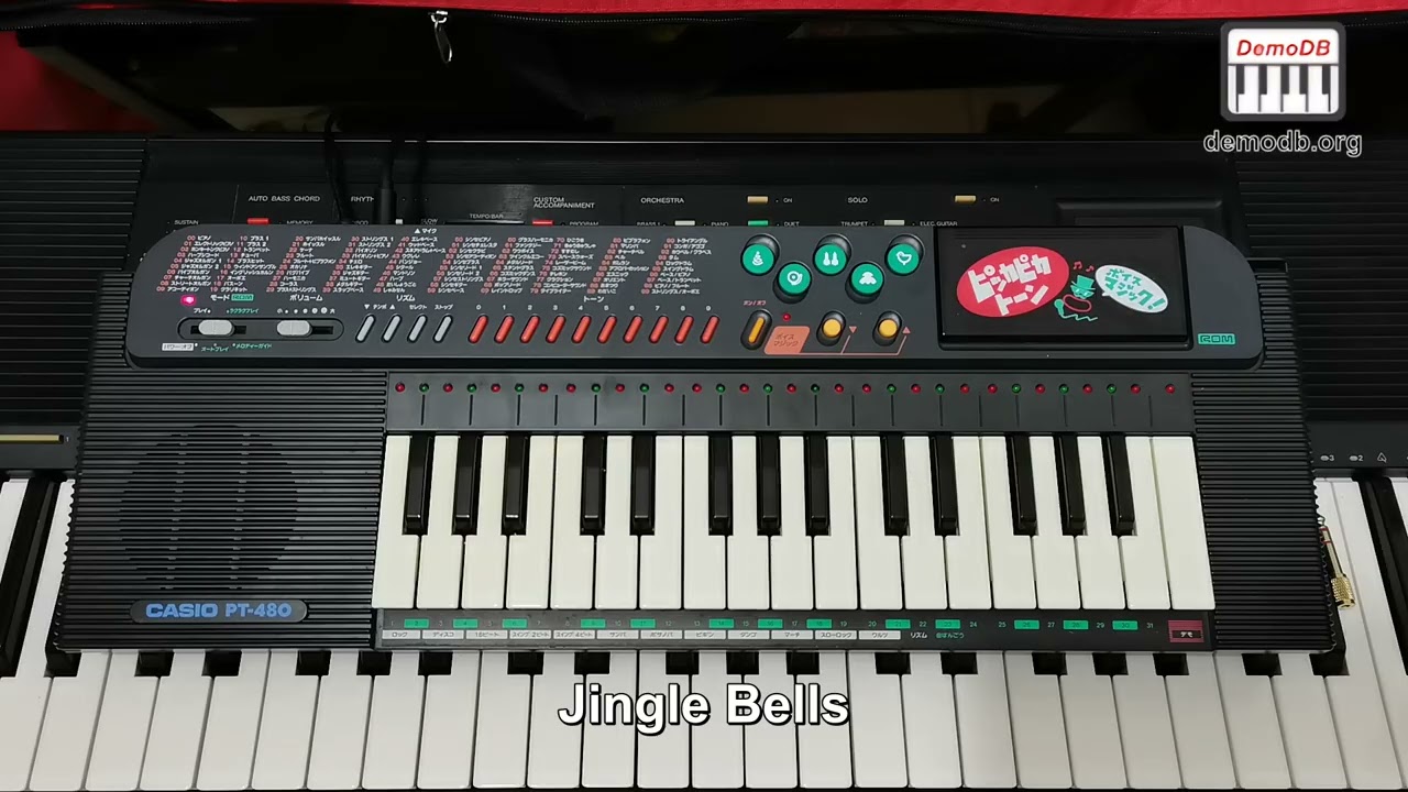 CASIO PT-480 Built-in Rom Demo Songs - YouTube