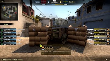 CS:GO POV Demo fnatic Lekr0 (27/16) vs Heroic (de_mirage) @ ESL Pro League Season 6 Europe
