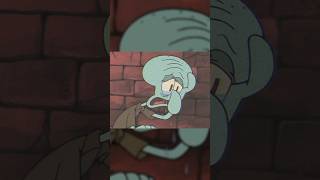 Squidward sad moment