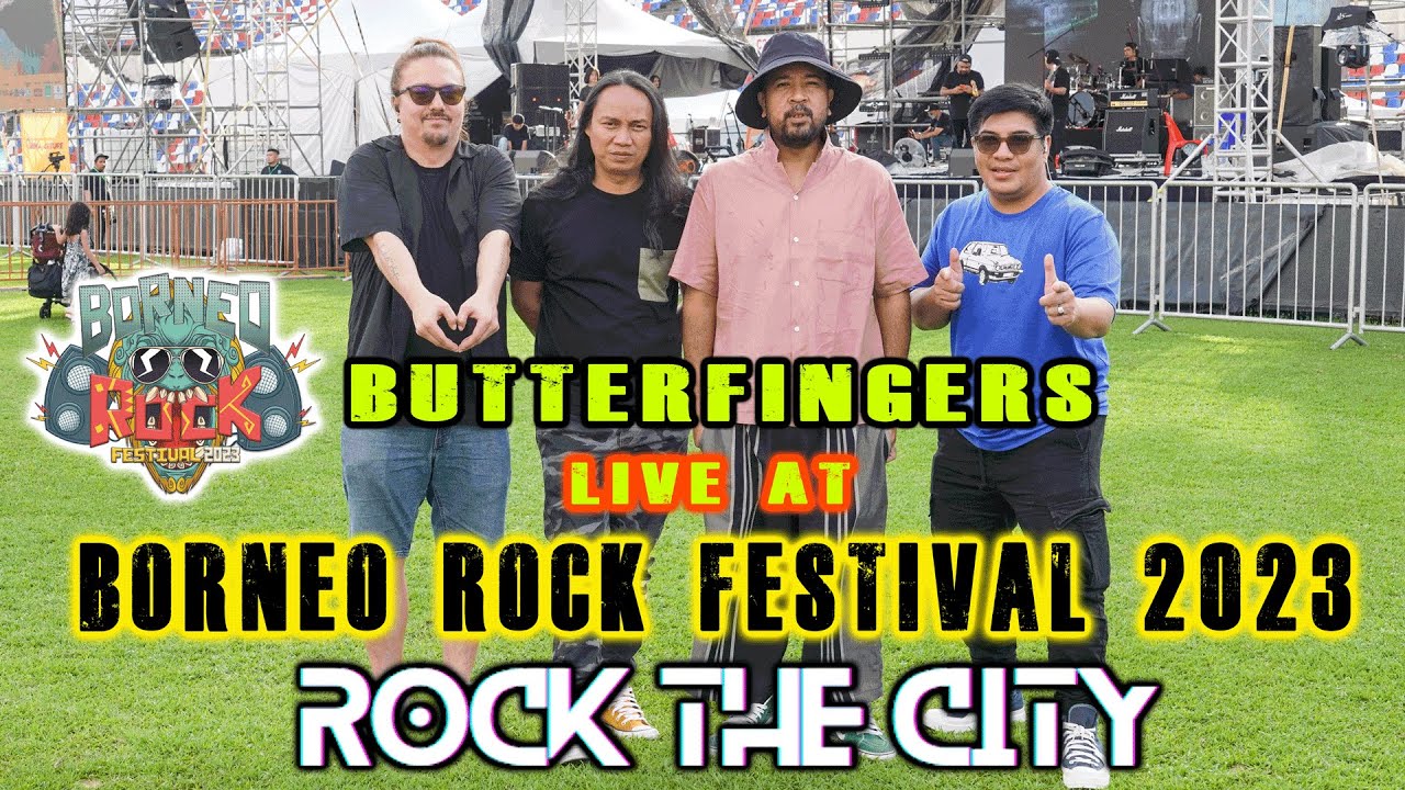 BUTTERFINGERS live at BORNEO ROCK FESTIVAL 2023 (full set & backstage meet up)