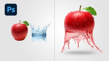 Fruit Water Dispersion Effect | Photoshop Tutorial