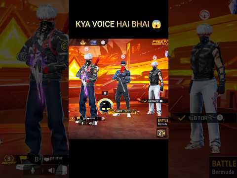 KYA VOICE HAI BHAI 💀 #freefire#garenafreefire #freefireclips #gaming #freefireshorts#trending#reels