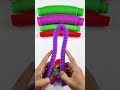 Rainbow Crunchy satisfying Pop Tube🤣#asmrsounds #satisfyingvideos #relaxing #shorts #creative #asmr