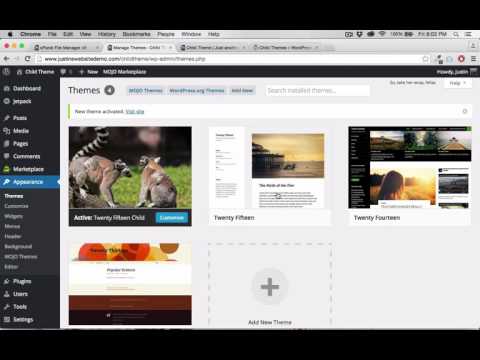 Wordpress Child Themes Part 2: @Import