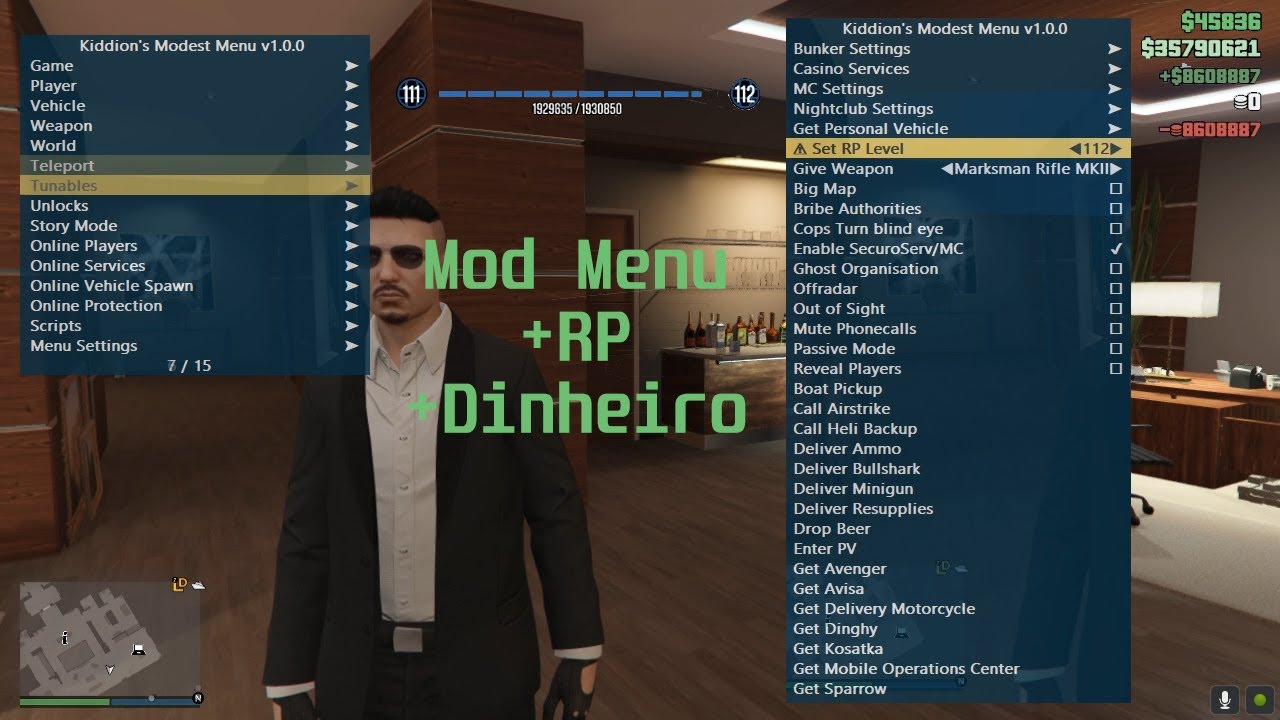 Gta Rp Menu Rico no GTA V Online (Mod Menu Funcional) em menos de 10 minutos ...