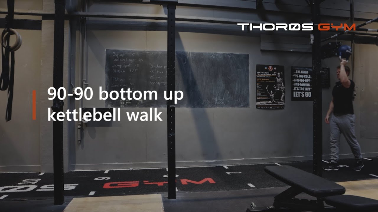 90 90 bottom up kettlebell walk YouTube