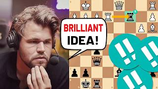 Magnus Carlsen Shows Insane Brilliance with a Rook Sacrifice!