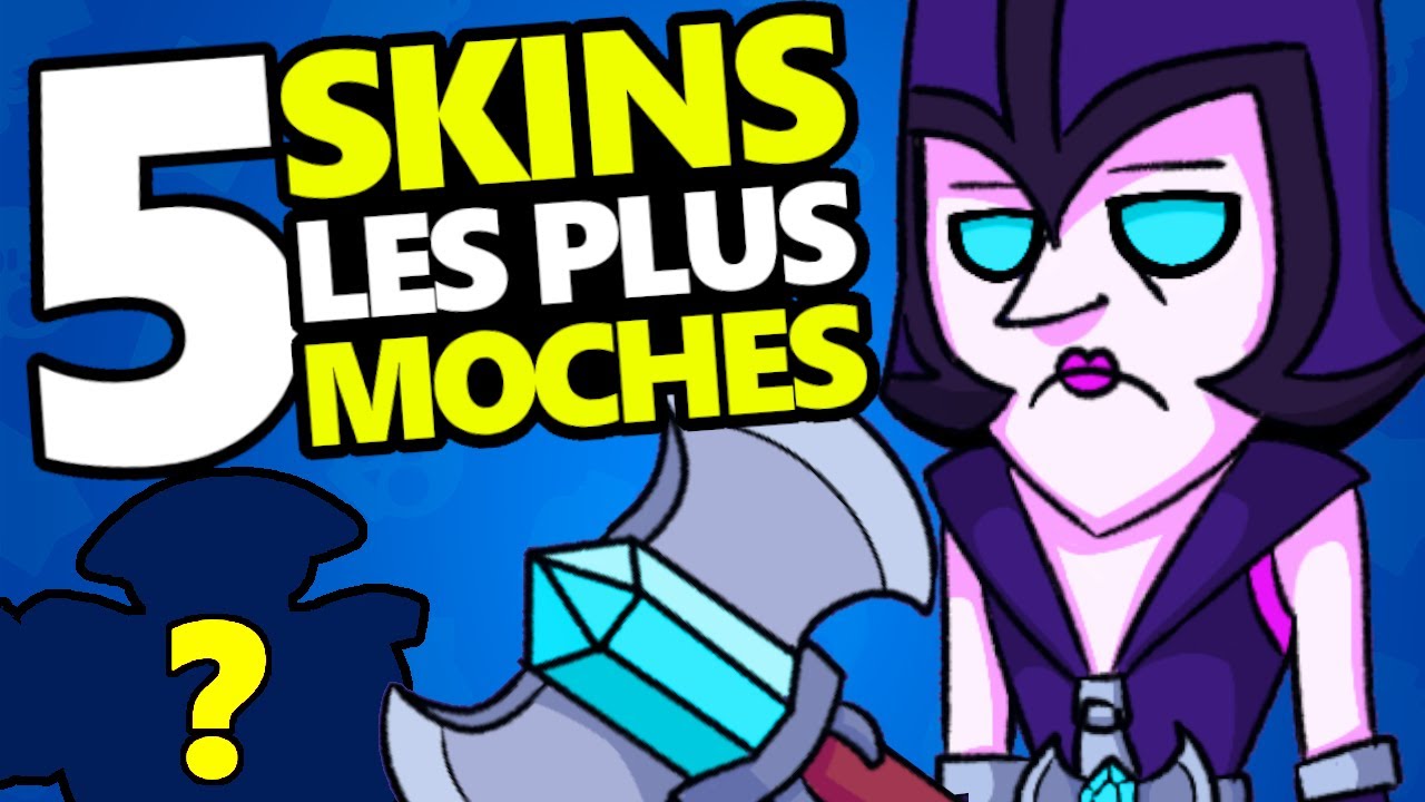 TOP 5 DES PIRES SKINS DE BRAWL STARS (À ACHETER QUAND MÊME, code Axael) !!  