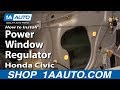 How to Replace Window Regulator 2001-05 Honda Civic