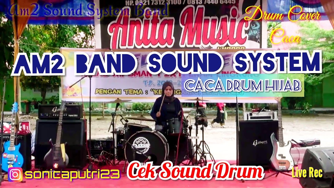  Cek  Sound  Drum Am2 Sound  System  Live Band YouTube