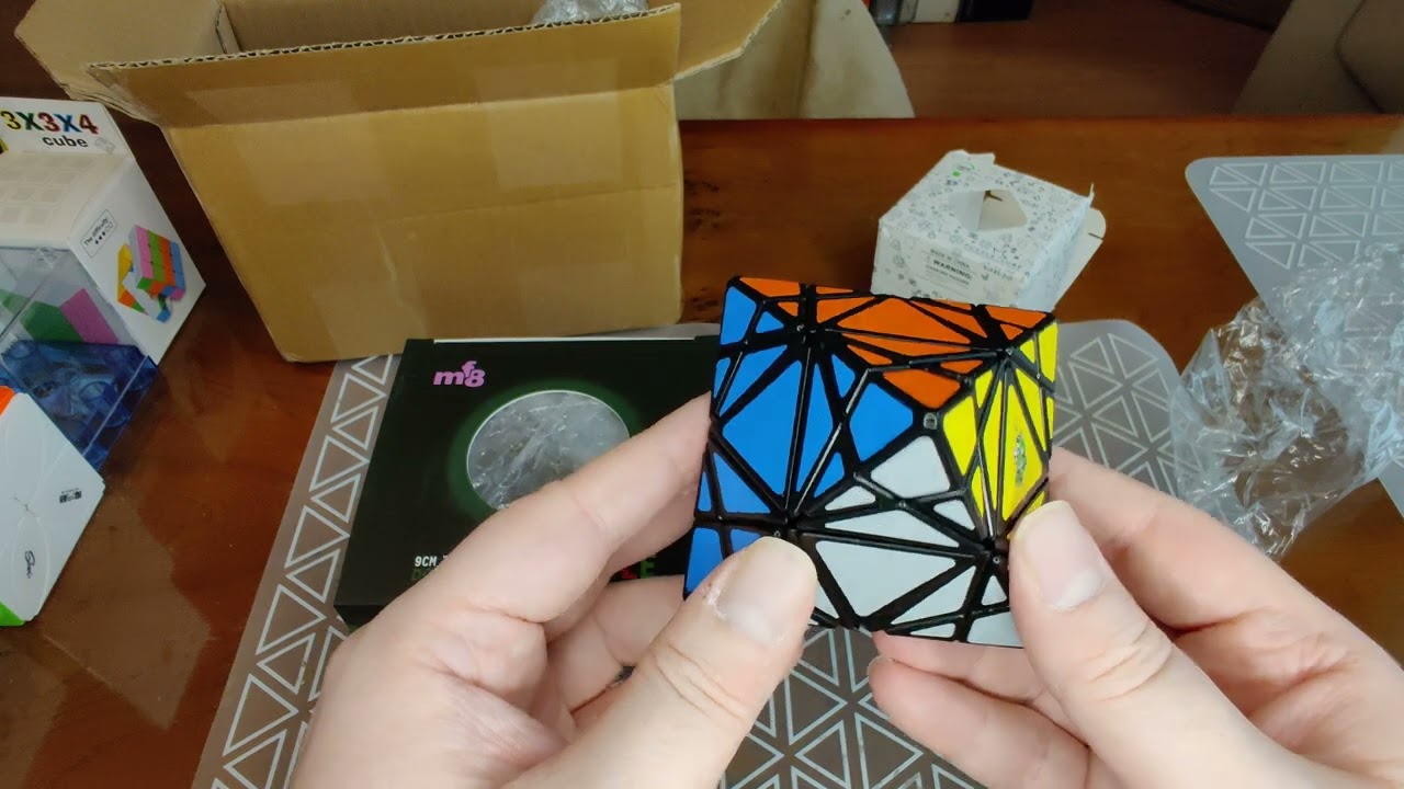 Small CubeZZ unboxing -- Last of the MF8 Doderhombus series, and Eitan's Edge-Turning Octahedron!
