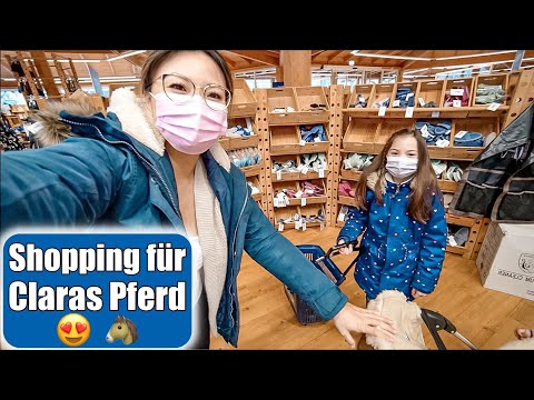 Shopping für Claras Pferd ? Reitsachen einkaufen für Pony und Reiter! Live Haul VLOG | Mamiseelen