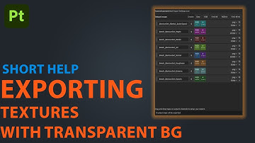 Export textures with transparent background for Texture Combiner [OLD]
