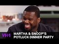 50 Cent Watches Snoop Get Sensual w/ His Pizza 'Sneak Peek' | Martha & Snoop's Potluck Dinner Party