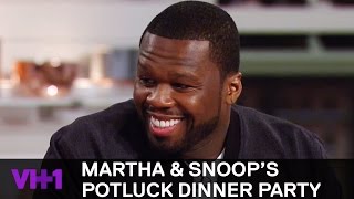 50 Cent Watches Snoop Get Sensual w/ His Pizza 'Sneak Peek' | Martha & Snoop's Potluck Dinner Party