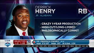 Titans Select RB Derrick Henry (2016 NFL Draft) Camera Feed