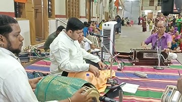 6)Bajan~Aditya PbBhat Pennemngluru~at ETD TEMPLE EKM~100th Centnry Celeb of SudhindraThirthaSwamiji