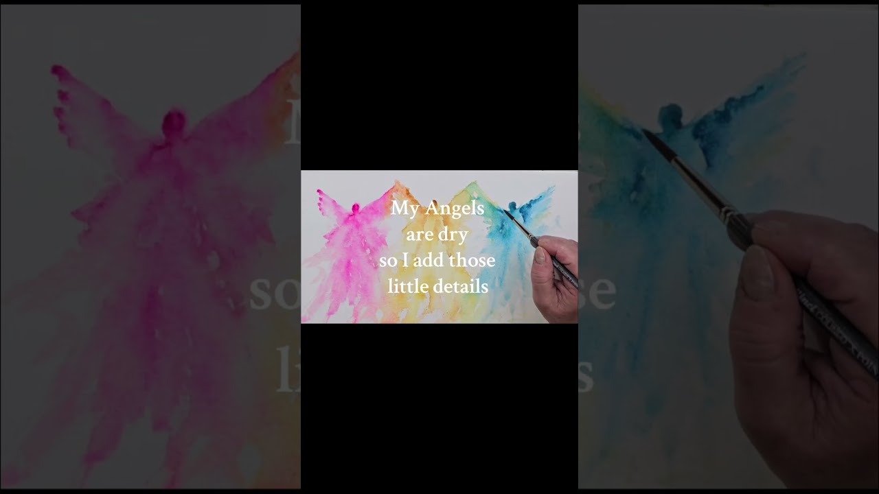 Simple Watercolour Angels ♡ - YouTube