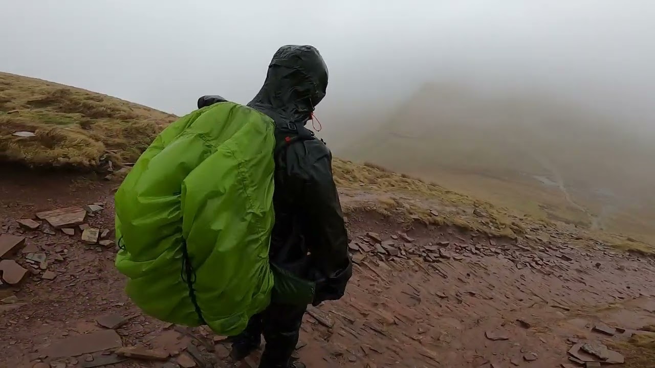 Brecon Beacons Horseshoe in the Rain 2022 - Pen Y Fan, Corn Du, Fan Y Big etc.. | 420 Hikes |