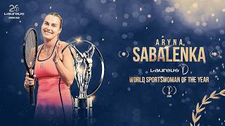 Aryna Sabalenka | Speech | Laureus World Sportswoman of the Year