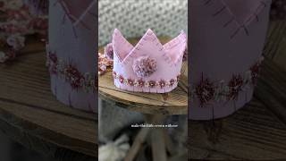 felt crown #diy #craft #felt #craftymom #feltcrafts #feltcraft #crown #crowncraft # fyp #beccajeane
