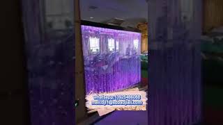 led bubble wall divider with changeable led light and sensitive remote controller