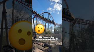 Hallucinating After 2 Hours of Sleep at a Theme Park… 😳🎢