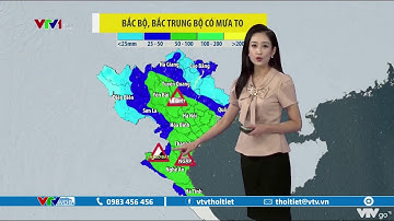 Bản tin thời tiết 12h30 - 08/09/2022: Bắc Bộ và Bắc Trung Bộ có mưa to | VTVWDB