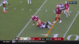 Kittle gets the 1st down. McCaffrey takes it in! Profile