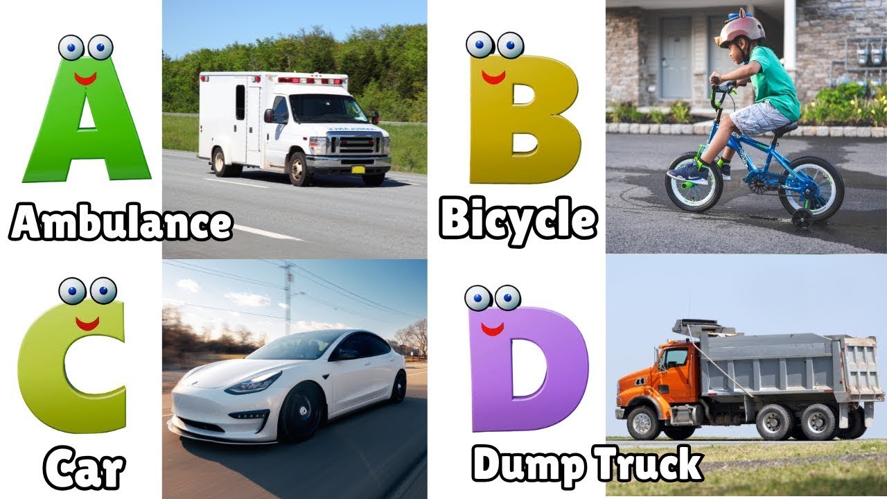ABC Song Phonics, Transportation Song, ABC Song, Alphabet Educational ...