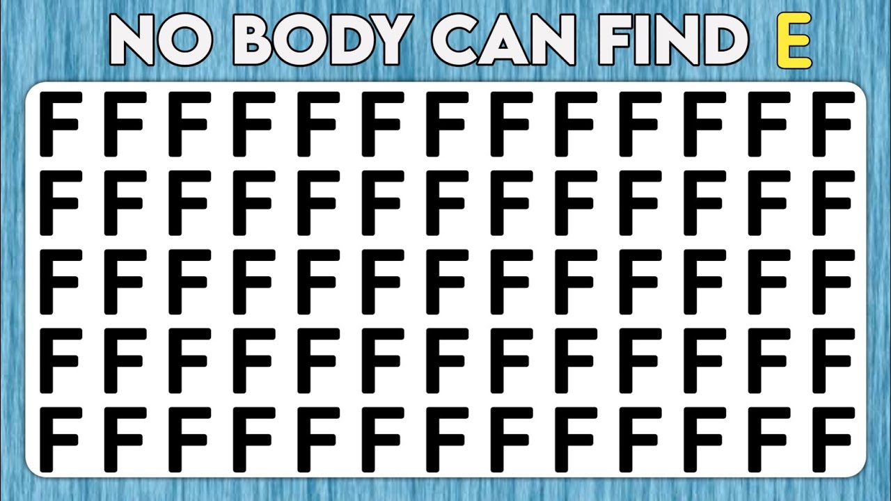 Проверьте свои глаза — выпуск «Столкновение цифр и букв» | Фокус на навыках наблюдения