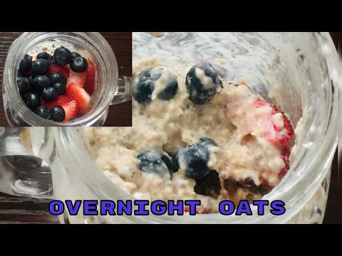 healthy-oatmeal-recipe-for-weight-loss-|-overnight-oats|-healthy-breakfast-idea-#weightlossbreakfast