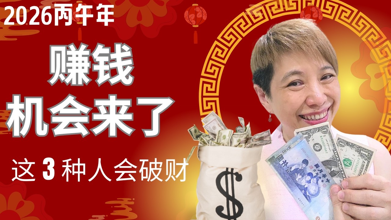 丙午年财富布局｜2026火运暴涨？3种人会破财！2026丙午年理财关键｜火旺之年如何守财不破财？【董懂宇宙】