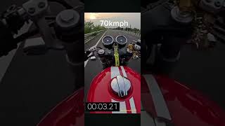 0 to 160 speed test on gt650🚀|| #gt650 #yuvirider #viral #shorts #gtroad #continentalgtc