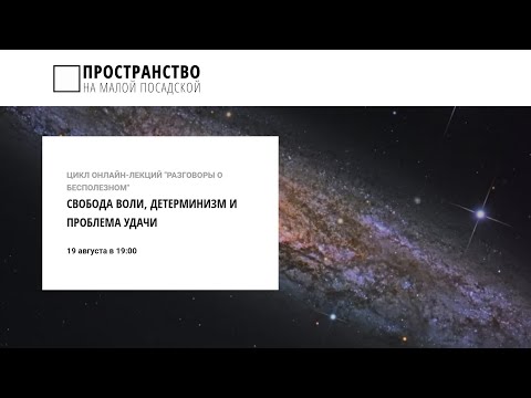 М. Секацкая, С. Левин «Свобода воли, детерминизм и проблема удачи»