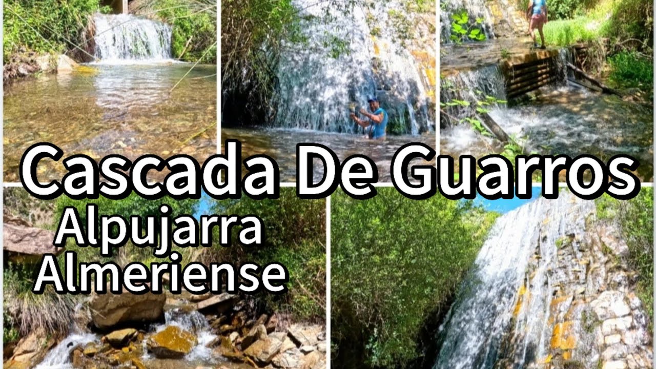 Cascada de Guarros, Brotes de aguas  minero - medicinales .... Alpujarra Almeriense