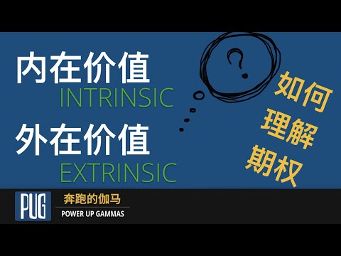 如何理解期权的内在价值，外在价值? | How to Understand Option Extrinsic and Intrinsic Value
