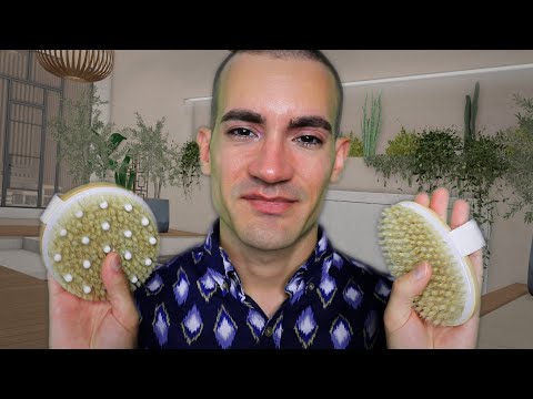 Dry Brushing You for Lymphatic Drainage (ASMR)
