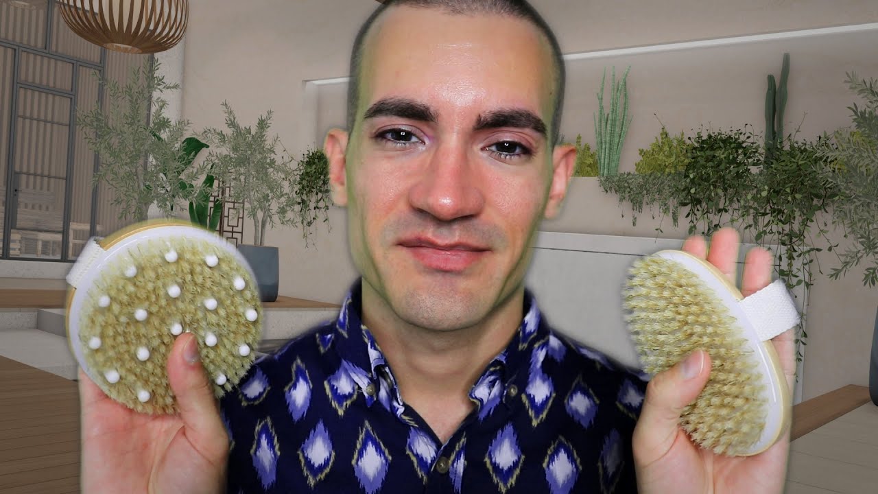 Dry Brushing You for Lymphatic Drainage (ASMR)