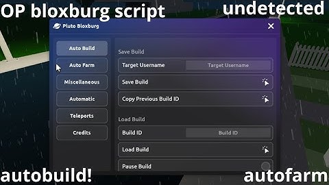 [NEW] Bloxburg Script | Auto Farm | Inf Money | Auto Skill | AND MORE