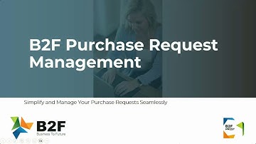 B2F Purchase Request Management