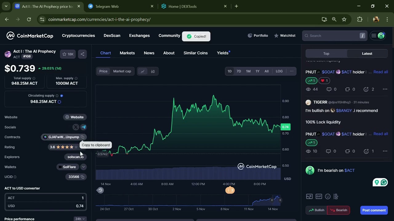 Is Act I : The AI Prophecy (ACT) Token Legit or Scam ?? - YouTube