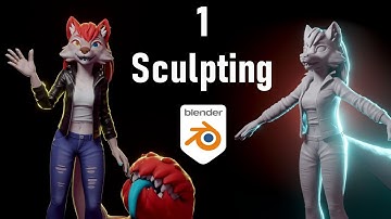 Taylor - Blender Character creation process || Part 1 - Sculpting