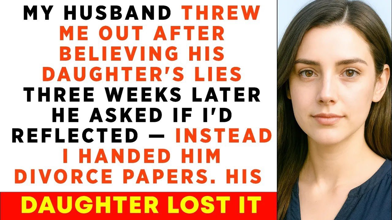 My Husband Kicked Me Out After Believing His Daughter’s Lies—Now My Divorce Turned Their World...