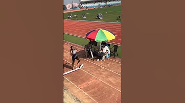 Triple jump women all India university game #trending #olympicsport #trackandfield #longjump #army